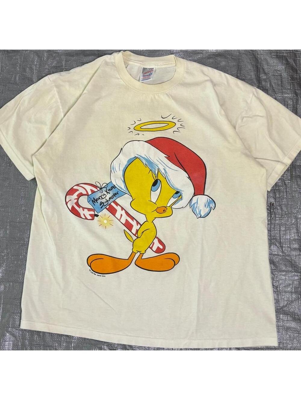 1996 Tweety Bird Christmas Tee